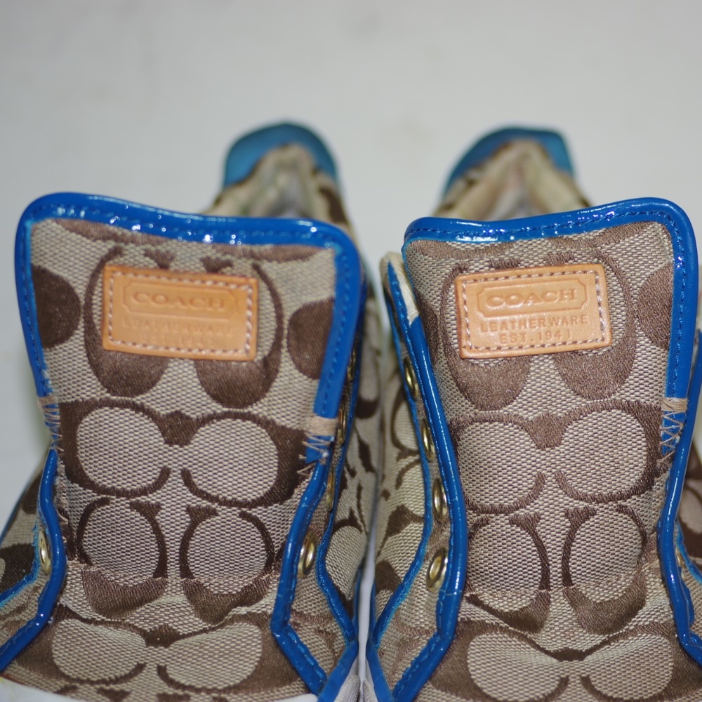 Authentic COACH Shoes BARRETT Textile Iconic Logo